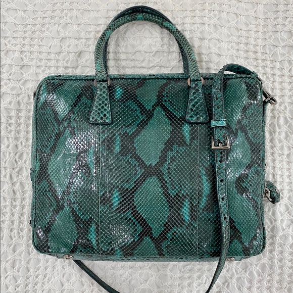 Prada Handbags - 🍾 HP: Prada Python Briefcase / Crossbody